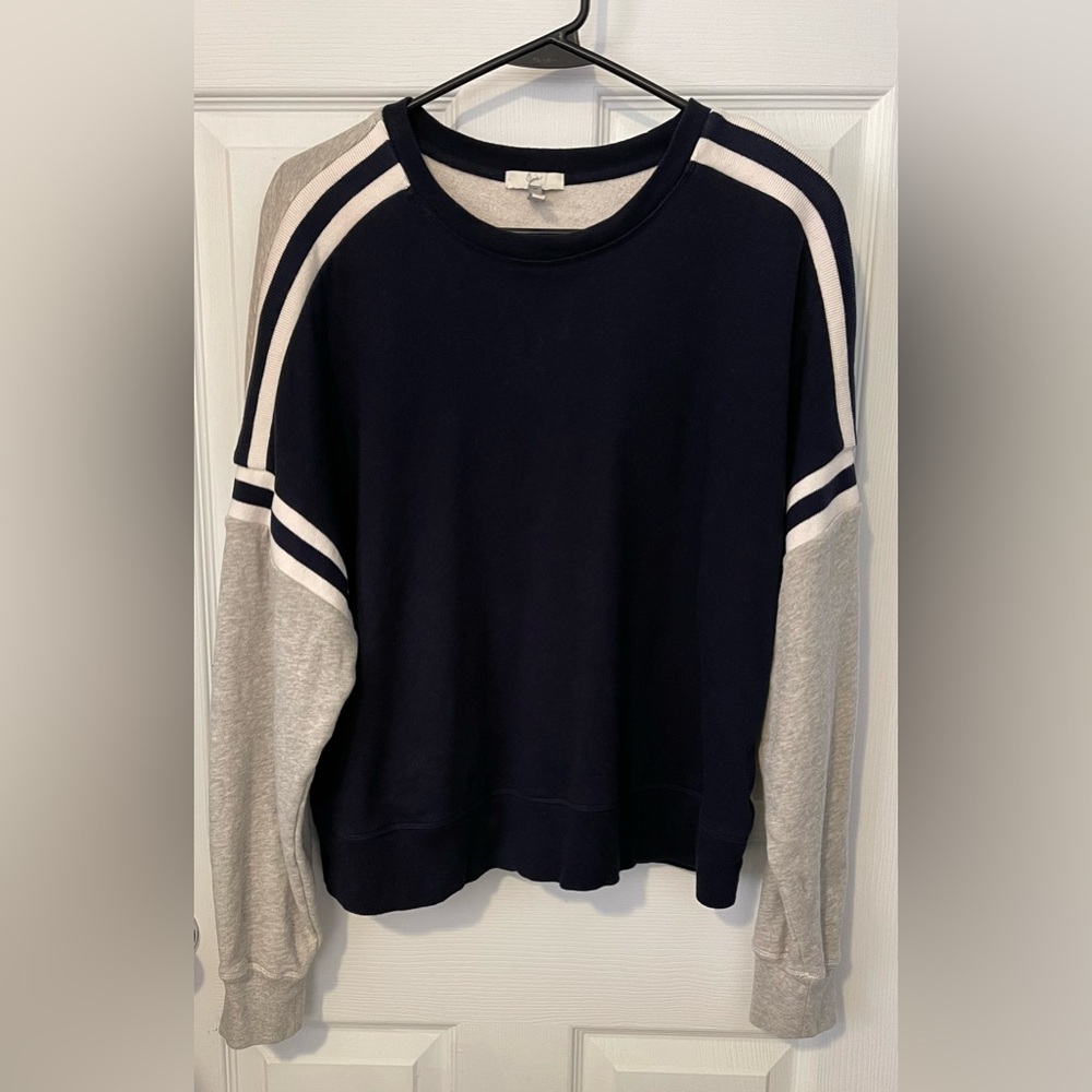 💃 JOIE Macrina Pullover Midnight Athletic Colorblock Sweater Size M